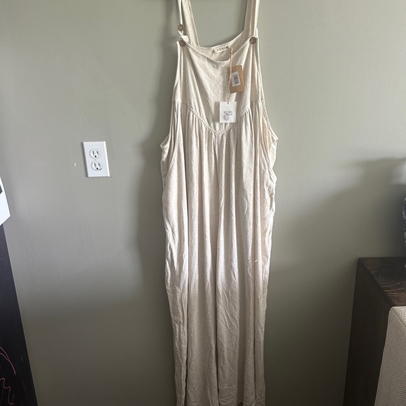 Kori Cream Textured Dress - Picture 1 of 5